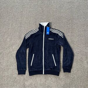 Adidas Originals Velour Beckenbauer Track Jacket Men’s Size Small
